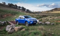 2015 reveal of Toyota HiLux (SR5 double cab pre-production model shown).